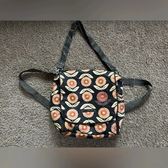 Petunia Pickle Bottom Handbags - Petunia Pickle Bottom Boxy Backpack Happiness In Hamburg Convertible Diaper Bag